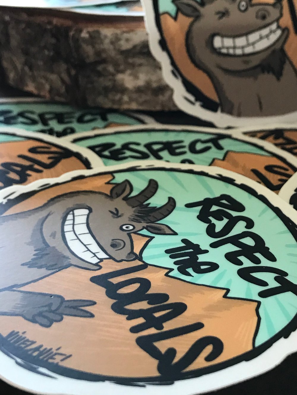 Image of Stickers - « Respect the Locals »