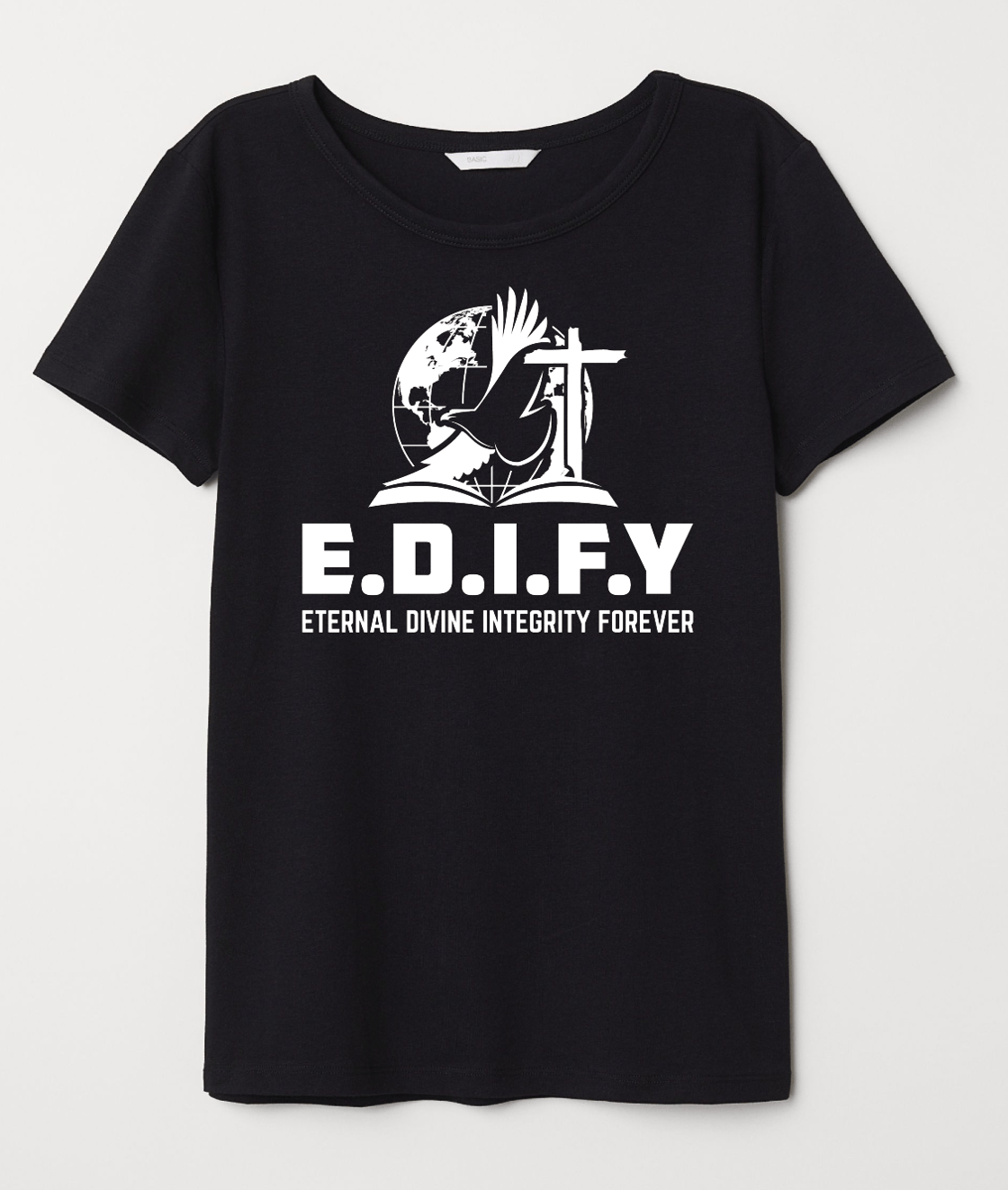 Image of Eternal Divine Integrity Forever Black Tee