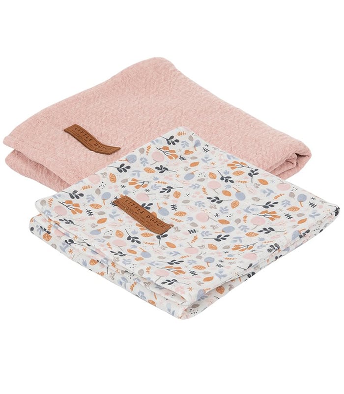 Image of Little Dutch Spring Flowers swaddle 