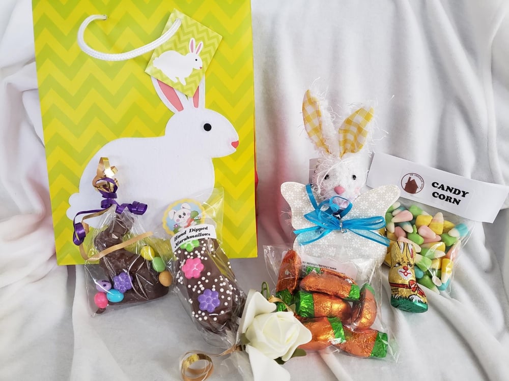 Image of Easter gift bags $15 and up.