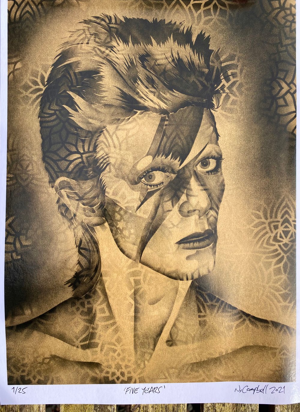‘FIVE YEARS’ A1 Print