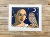 Anita Klein Print 'The Owl' 5/50