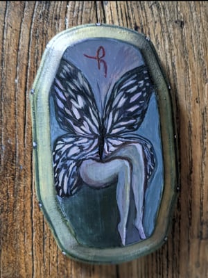 Image of Butterfly teason, original painting 