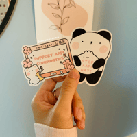 Image 3 of Panda Stop AAPI Hate Sticker