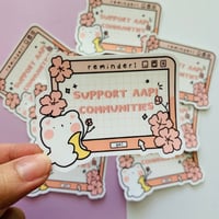 Image 2 of Support Asian Communities Sticker
