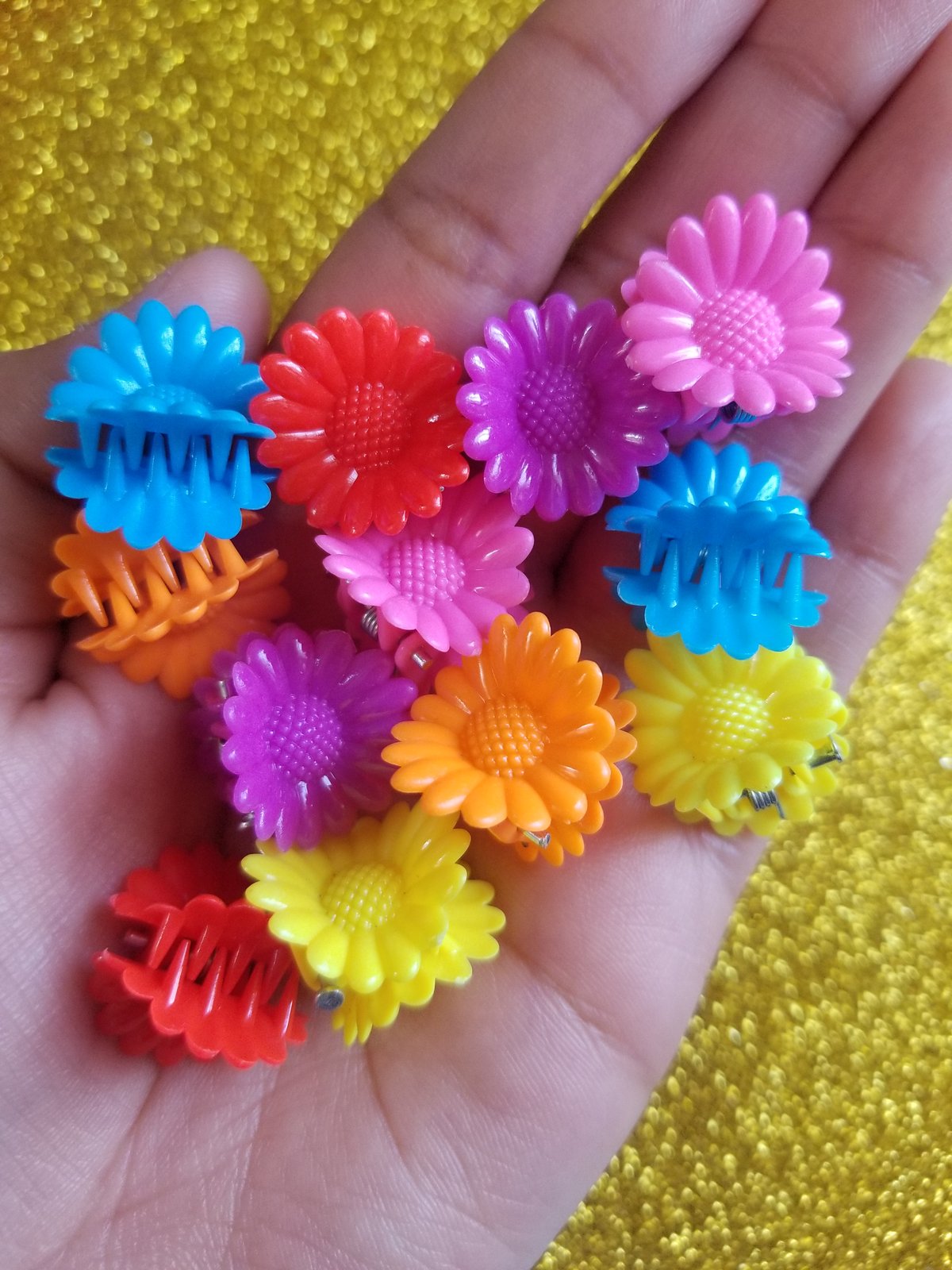 90's Mini Flower Clips
