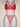 Lacey fishnet harenss