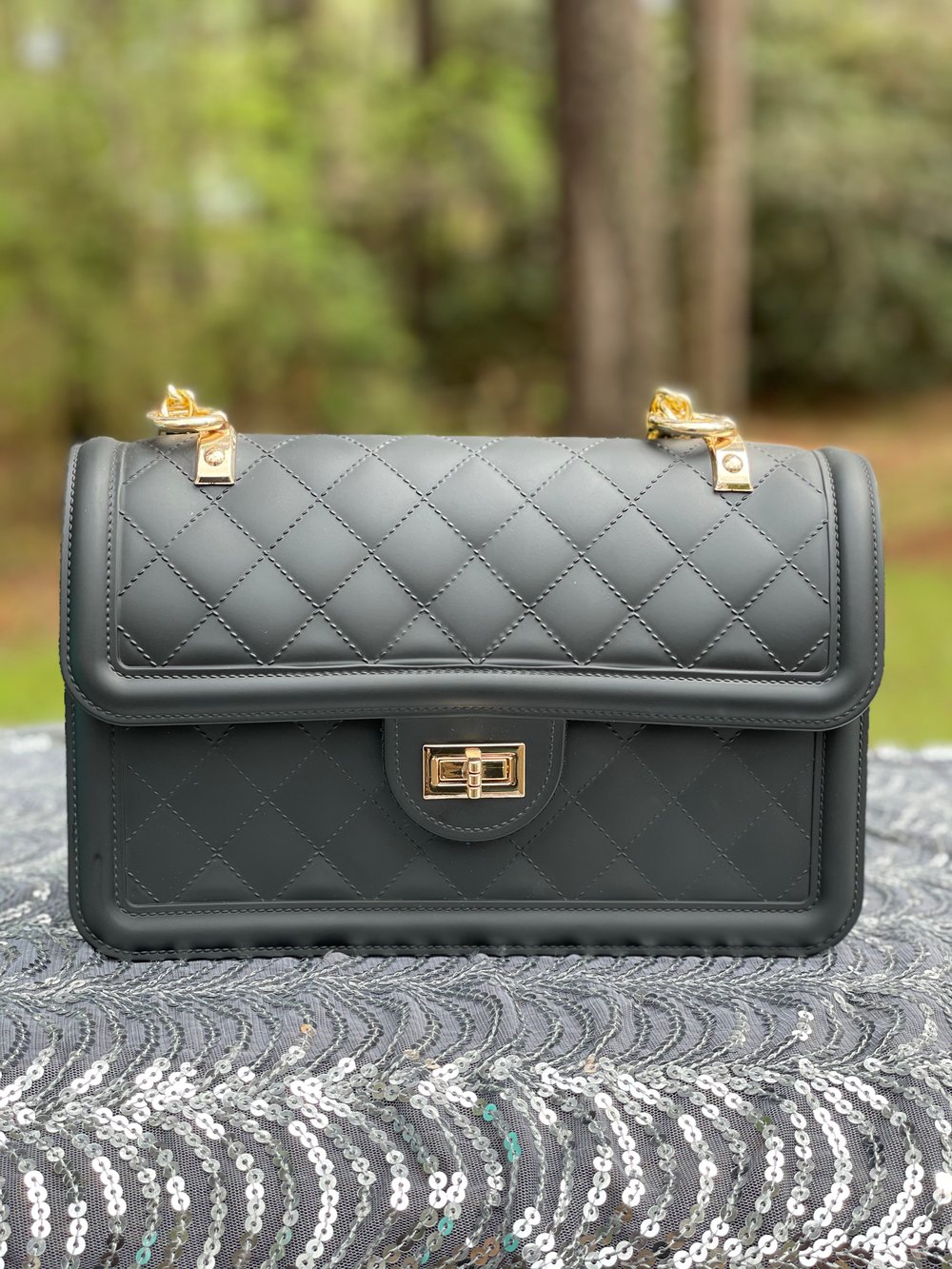 Image of The “Bossy🖤” Lengthy Lady Bag