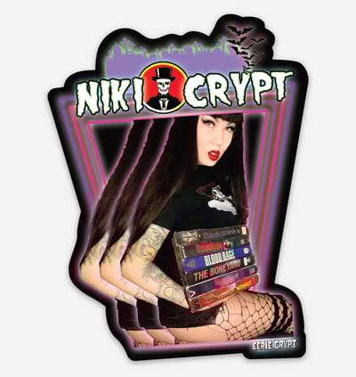 Image of Niki Crypt Sticker-4 inch