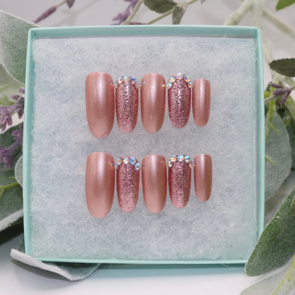 Image of Rose Gold - Long Oval
