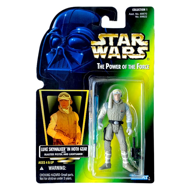 Star Wars 'The Power Of The Force' Luke Skywalker in Hoth Gear 3.75" Action Figure