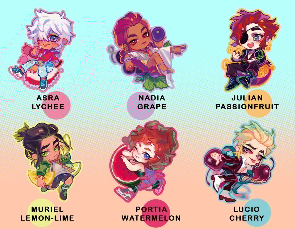 Image of The Arcana ✦ Candy Bag Acrylic Charms
