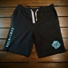 GAME-WORN Raw Cut Shorts Pit Black and Teal