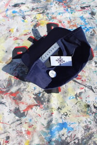 Image of see that baseball cap in navy blue 