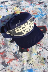 Image of see that baseball cap in navy blue 