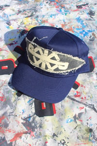 Image of see that baseball cap in navy blue 