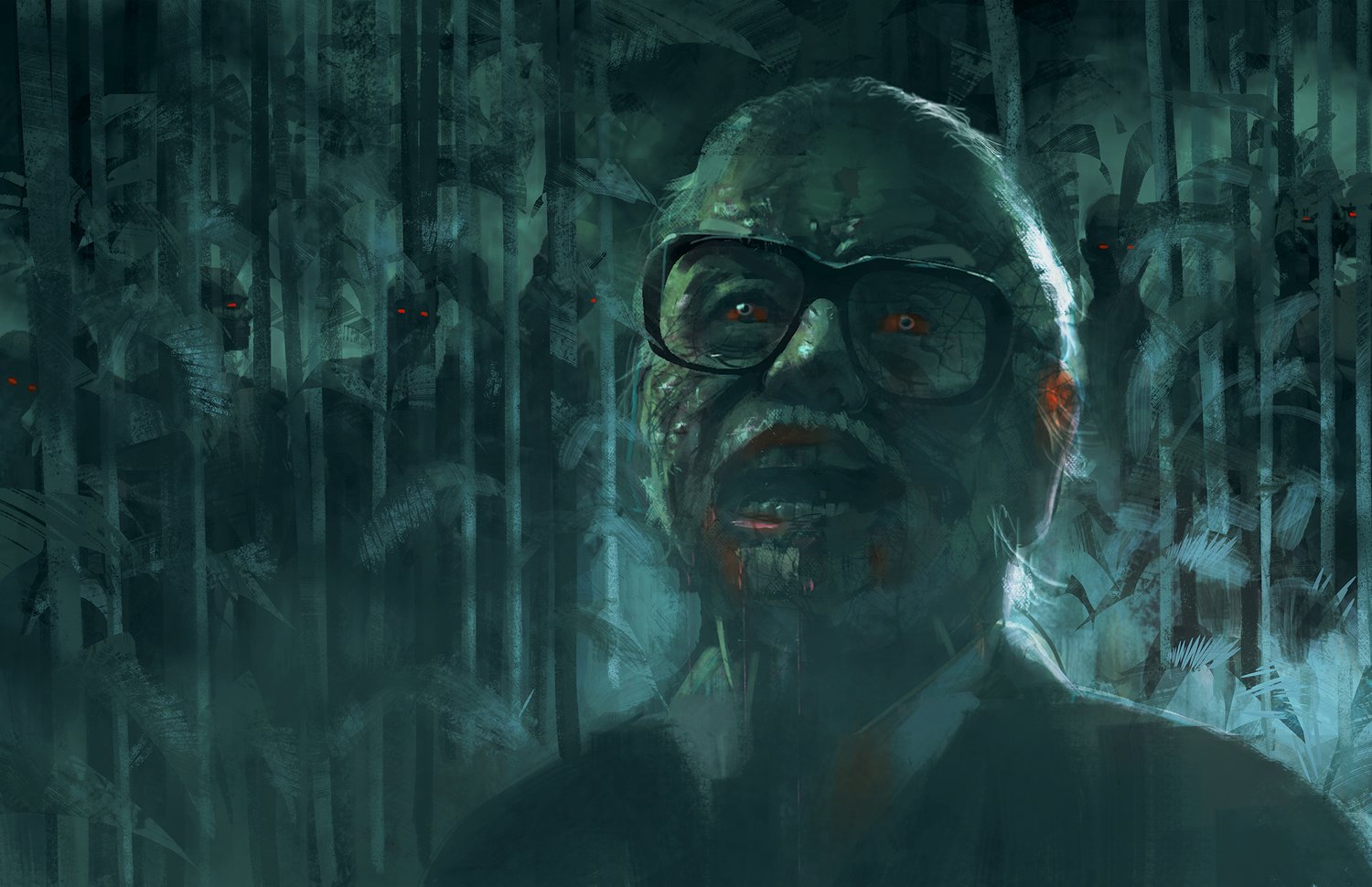 George Romero Zombie Print