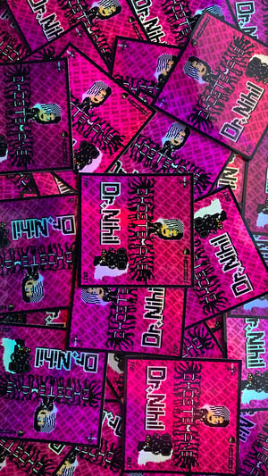 Image of Ghostemane / Dr Nihil Ltd Ed. Pink Holo Sticker (2021 version)