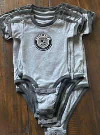 Heather & Coal Kings Baby Onesie