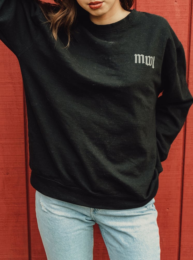 Image of Painted Lady Crew Neck Sweatshirt