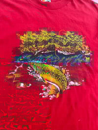 Image 2 of Vintage Trout Art Tee