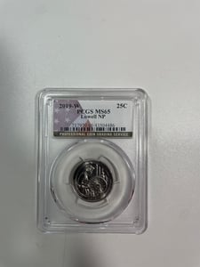 Image of 2019-W Pcgs MS65 Lowell NP (Random) Serial Number