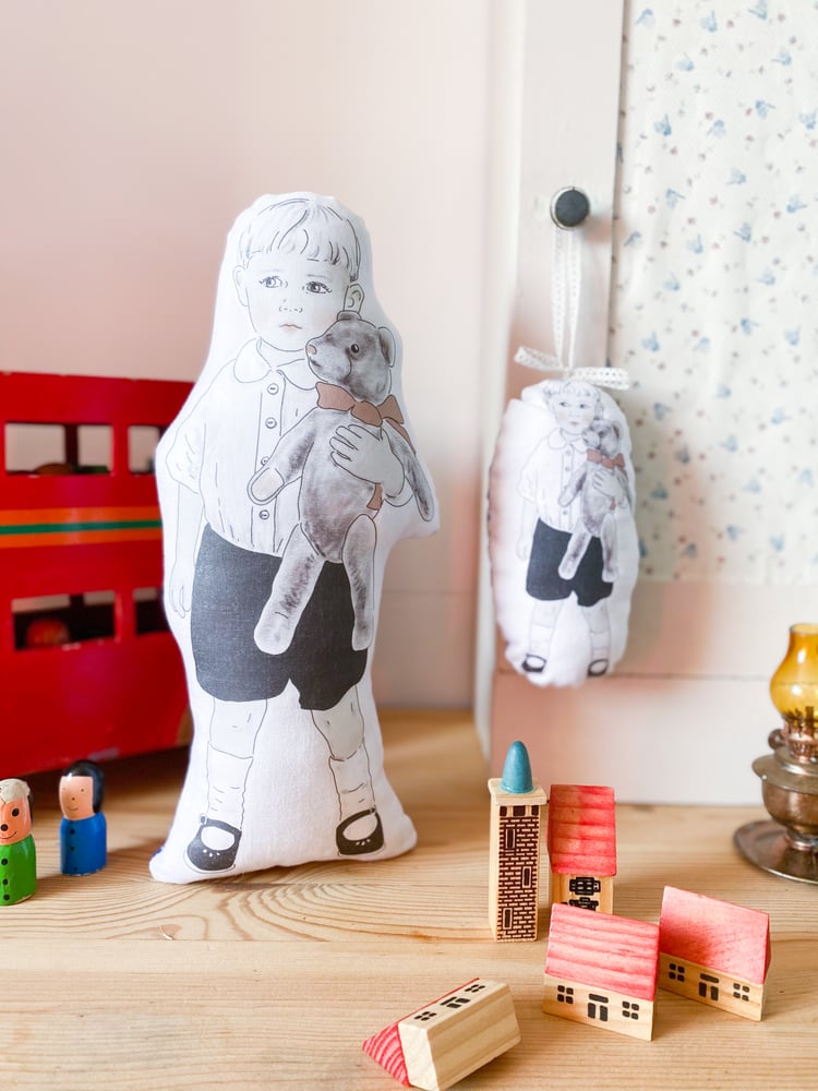 Image of Poupée à parfumer / grande poupée  « mon ours et moi »