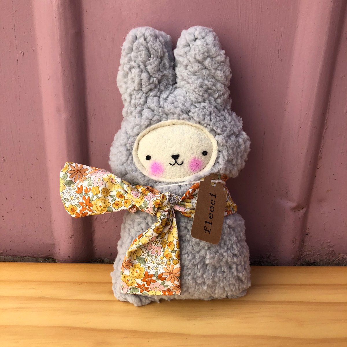 Image of Fluffy Bunny with Scarf 