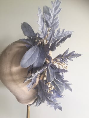Image of Pale blue headpiece 