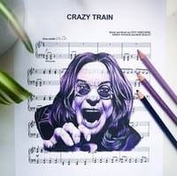 Image 3 of Ozzy Osbourne Portrait Print