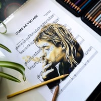 Image 3 of Kurt Cobain Portrait Print