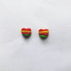 Rainbow stud earrings