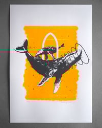 humpback whale (screenprint)