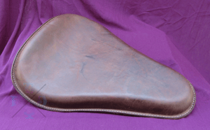 Genuine 'Crazy Horse' Leather Motorcycle Seat [TPJY x Sick Saddles]