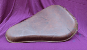 Genuine 'Crazy Horse' Leather Motorcycle Seat [TPJY x Sick Saddles]