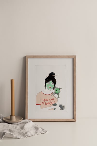 Image of Lámina CUÍDATE 💗 