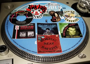 Image of Fraternity 12 Inch Slipmats Pair with 9 Stickers