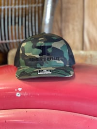 Image 3 of Bomber's Garage Woodland Camo Snappy Boi Trucker 