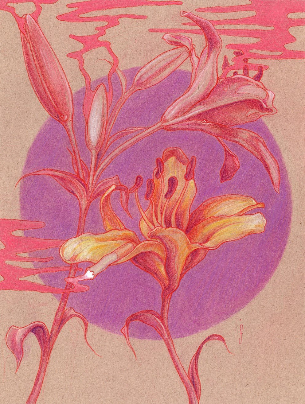 untitled still life with lilies