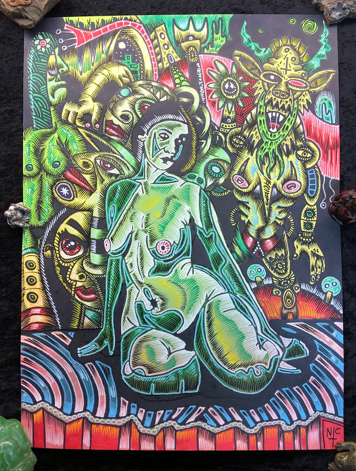 Image of Green Girls, Goblins, and Ghouls - OG x Nic Price