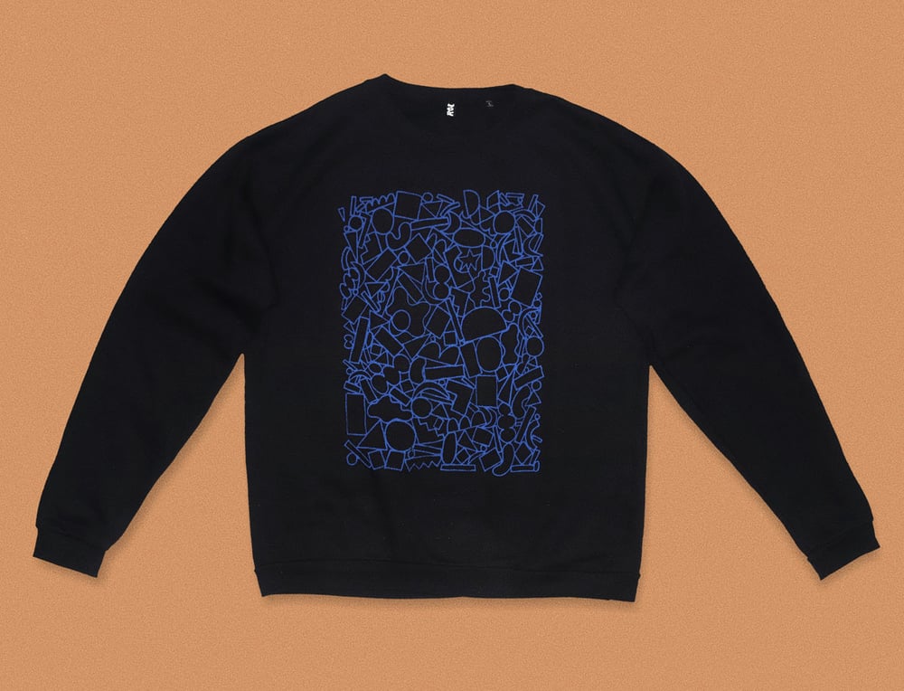 Image of PILE OF SHAPES SWEATSHIRT