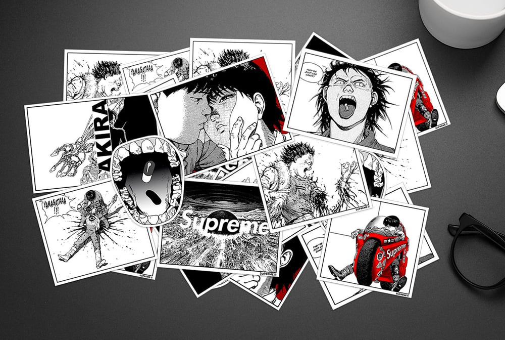 Akira Anime Supreme Sticker Pack, Limited Edition (8 pcs inside)