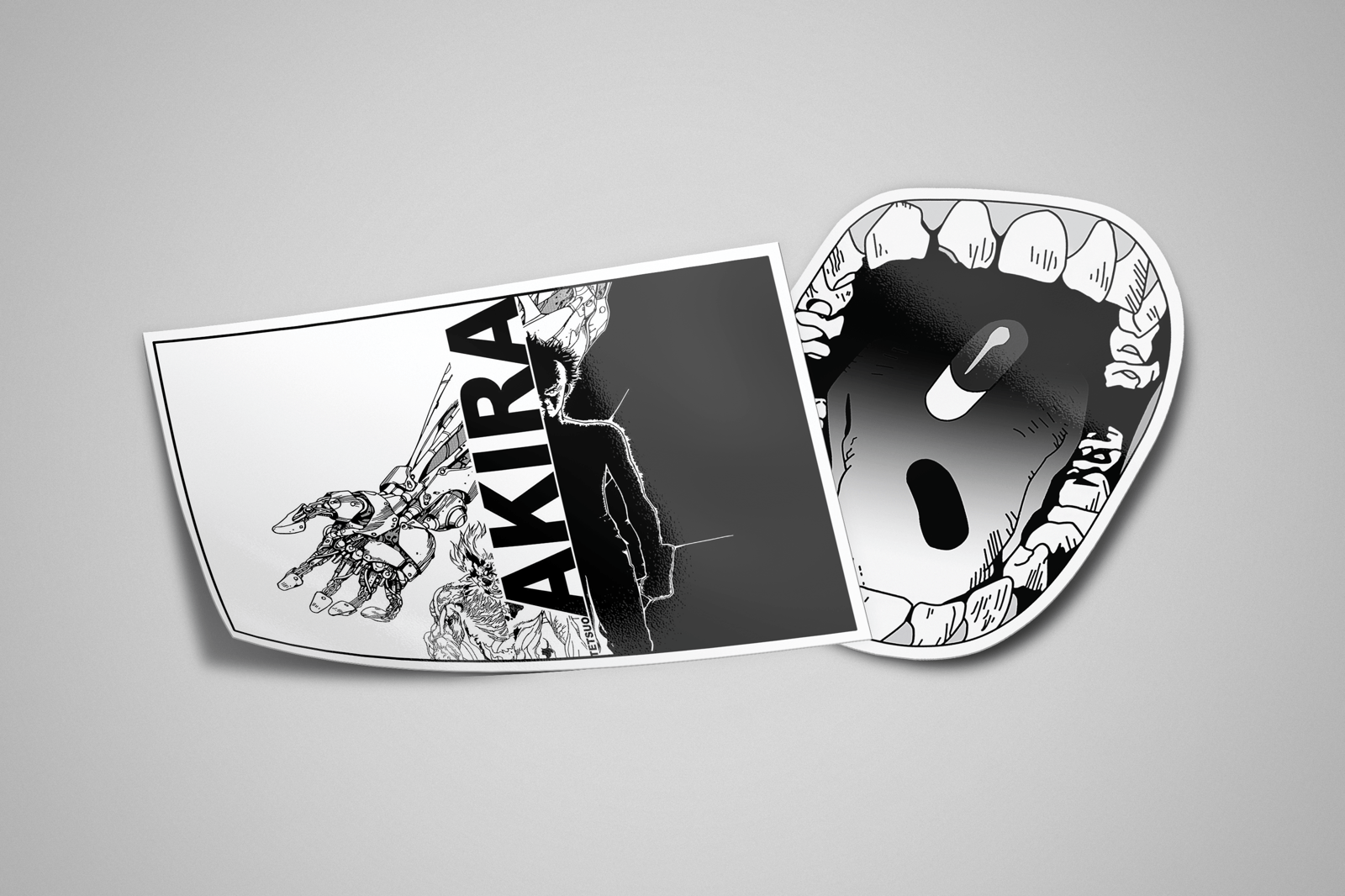Supreme vinyl sticker decal skateboard Akira SK8 OG B&W anime OTOMO pill candy 