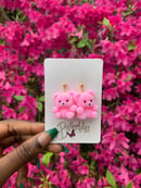 Image 4 of Pastel Blizzy Bear Earrings