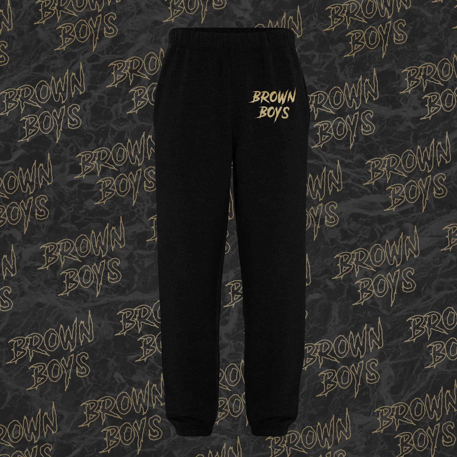 boys brown sweatpants