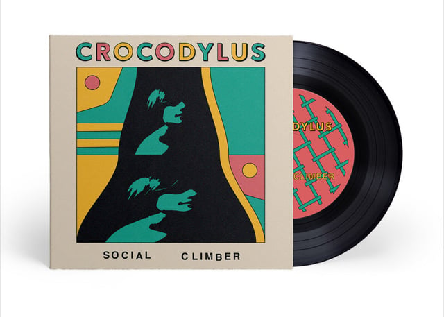 Crocodylus - Social Climber 7” (Black Vinyl)