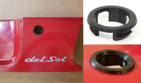 Image 1 of 92-97 Honda Del Sol Rear Keyhole Trim Ring (Grommet) 