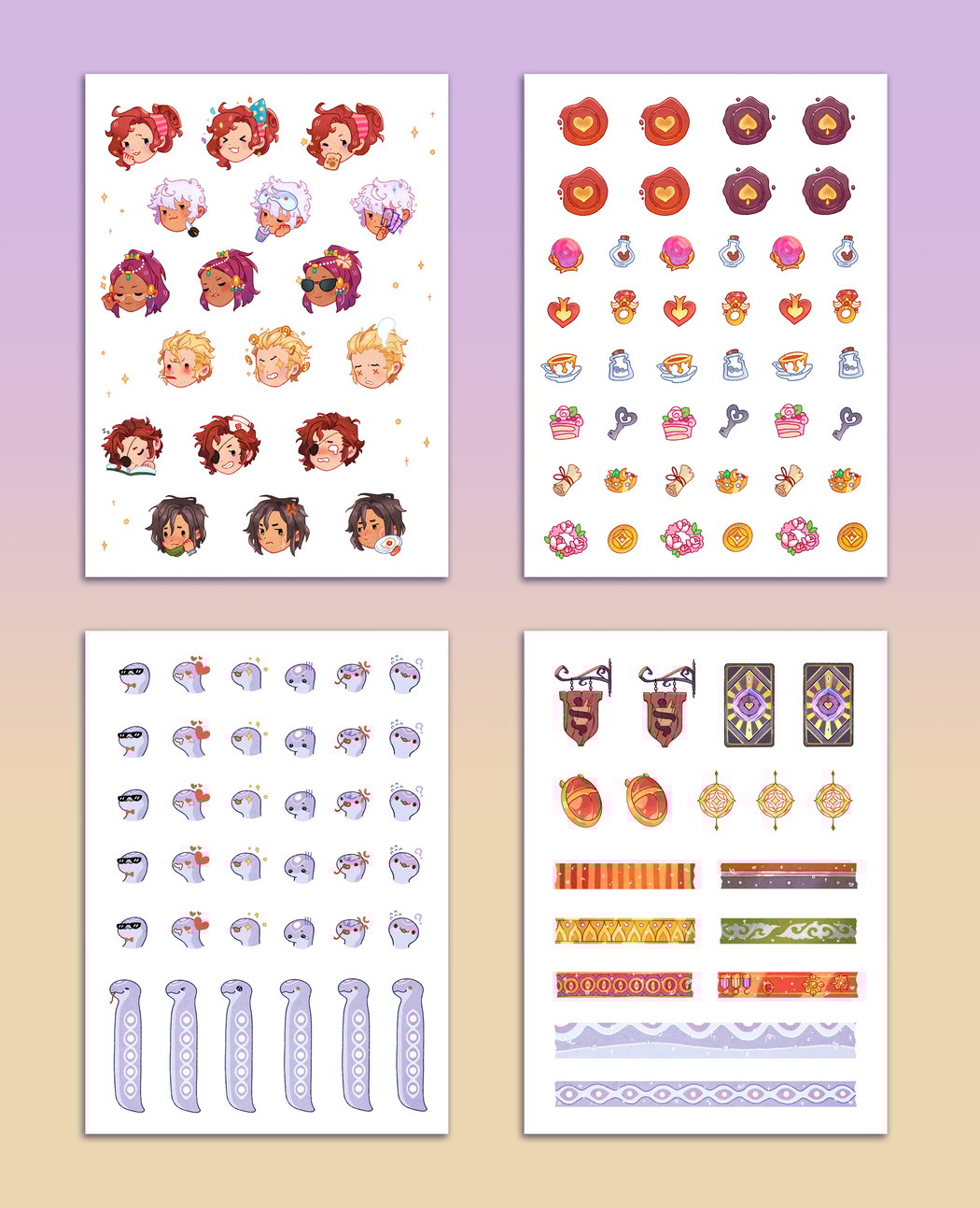 The Arcana Washi Stickers The Nix Hydra Store