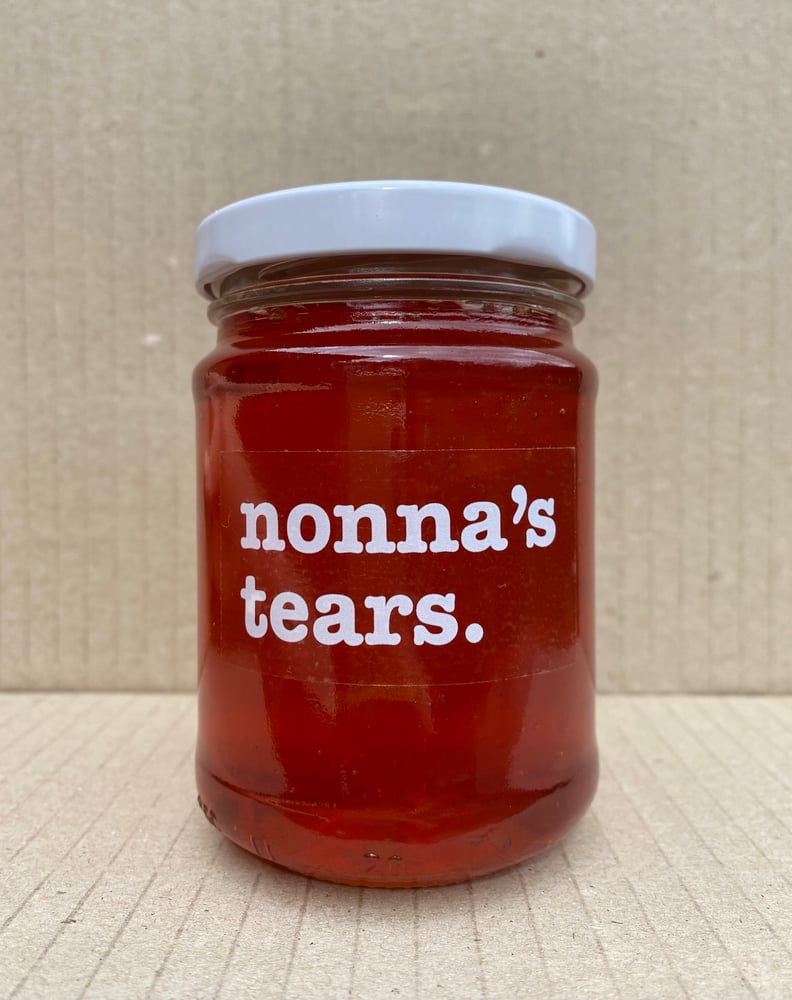 Image of apple, thyme & habanero jelly. 250ml