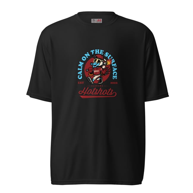 Hotshots "Calm on the Surface" Ruddy A4 Performance Tee
